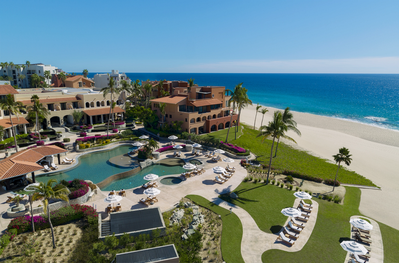 Pool by beach view Zoetry Los Cabos